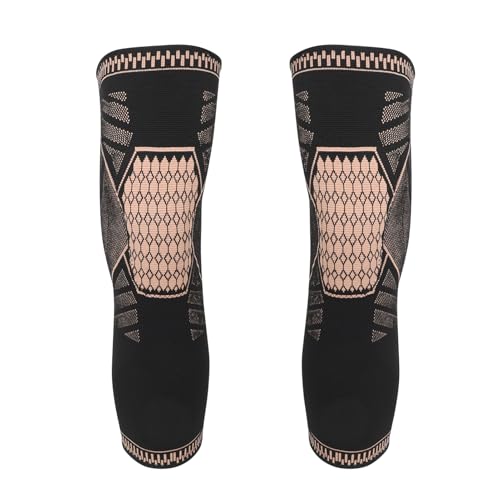 KICHOUSE Knee Support Sleeve Compression Stabilizer Warm Knee Pads for Men Running Workout Anti-sweat