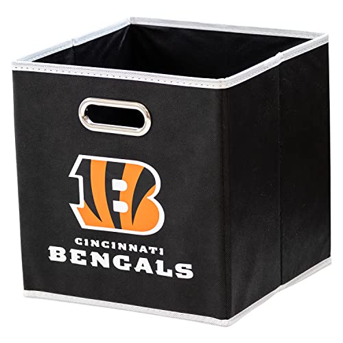 Franklin Sports NFL Storage Bins - Collapsible Cube Container + B...