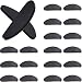 TOODOO 10 Pairs Eyeglasses Nose Pads Glasses Adhesive Silicone Nose Pads Non-Slip Thin Nosepads for Glasses Eyeglasses Sunglasses (Black, 1 mm)