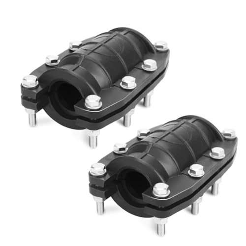 Grnlucja 1inch Pipe Repair Clamp,Emergency Pipe Repair Kit for Plastic & Metal Pipes (24mm-26mm) 2pack