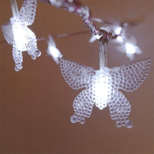 Preisvergleich Produktbild Schmetterling Led-Lichterkette, Lichterketten, Led-Streifen, Dekoration Für Interieur, Balkon, Party, Hochzeit, Urlaub, Schlafzimmer, Terrasse, Garten, Bar
