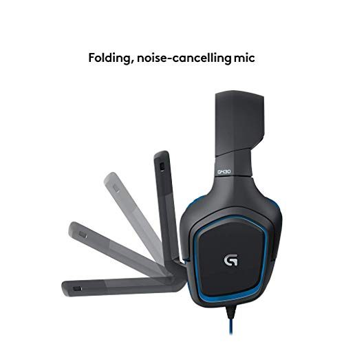 Logitech® G430 Surround Sound Gaming Headset - N/A - USB - N/A - EMEA - BLUE