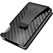 Carbon Fiber Wallet Money Clip by Widely Quality - RFID Blocking - Complete Set with Screwdriver - Minimalist Card Holder Pop Up - Slim wallet - Lightweight and Secure - for Men and Women