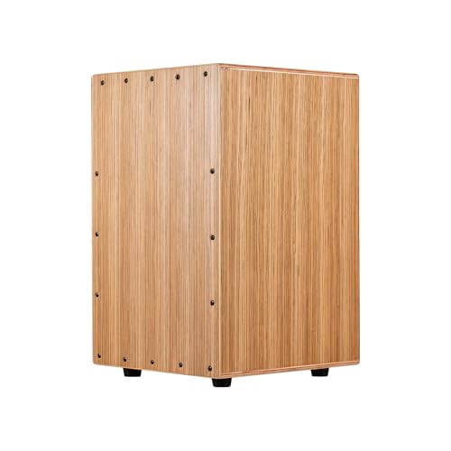 RASTKY Cajón Tambor de Madera Brillante Caja de Tambor de Mano con Excelente Efecto de bajo para Melodías Armoniosas de Tu Corazón Estilo Adulto (Estilo adulto)