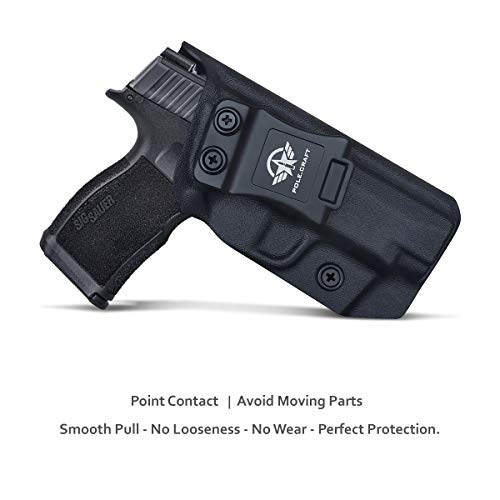 P365XL Holster IWB Kydex Holster Custom Fit: Sig Sauer P365XL Pistol - Inside Waistband Concealed Carry - Adj. Cant Retention - Cover Mag-Button - Widened Entrance - No Wear, No Jitter