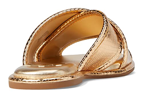 Michael Kors Gideon Slide Pale Gold 7 M #TOP4