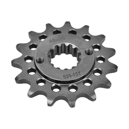 Pignon 15T 520 pour moto Kawasaki KLR650 entraînement silencieux