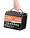 LiTime 12V 50Ah Lithium LiFePO4 Battery Built in BMS, 10 Years Lifetime 4000+ Cycles Output Power 640W, Perfect for Boat Marine Trolling motor Camping