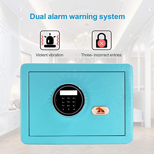 image for TIGERKING Digital Electronic Security Safe Box Bigger Size,More Storag