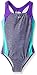 Speedo Solid Infinity Splice One Piece Swimsuit, Heather Grey, Size 10