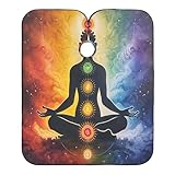 MAOBLYR Energy Flow Professional Hair Cutting Cape Waterproof Barber Salon Cape with Adjustable Snap Closure for Haircut, Styling, Hairdressing