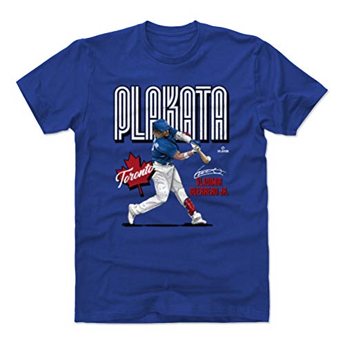 500 LEVEL Vladimir Guerrero Jr. Shirt (Cotton, Medium, Royal Blue) - Vladimir Guerrero Jr Plakata WHT