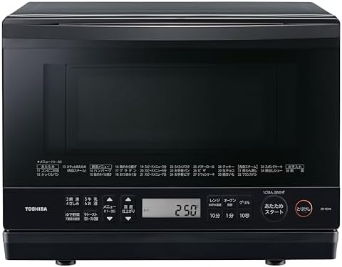 （16:30時点） TOSHIBA(東芝) スチームオーブンレンジ 石窯ドーム 26L ER-YD70(K) ブラック 250℃ 1段調理 フラットテーブル 電子レンジ 赤外線センサー ノンフライ調理 簡単お手入れ 小型 新生活 一人暮らし 二人暮らし ファミリー