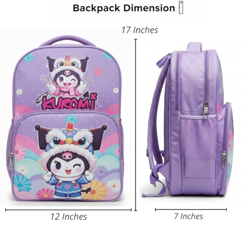 Image of Stylbase Cartoon Printed School Bag for Boys and Girls | Waterproof Backpack Bag for Travelling Sports | Kids Bag Ideal for UKG Nursery 1st Class | School Bags for 5 7 Years 15 Inches