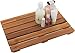 Produktbild VaeFae Teak Duschmatte rutschfeste Badematte Luxus Spa Matte Holzmatte für Badewanne 33 x 50.8 cm