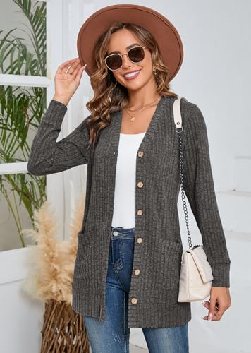 Image of Heymoments Cardigan for Women Long Sleeve Lightweight Sweaters