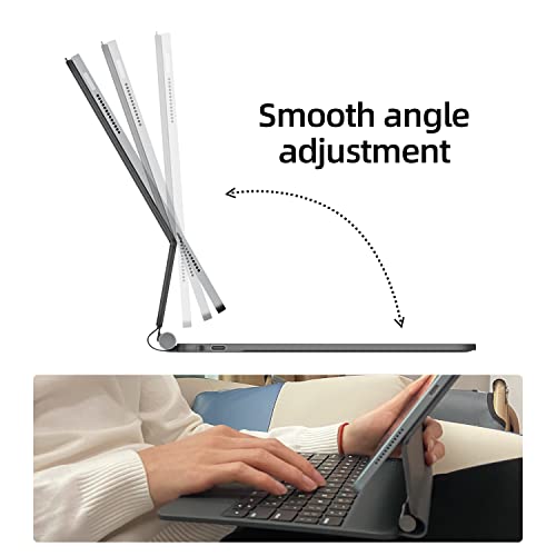 Hou Slim Keyboard Case For Ipad Pro 11 Inch (4Th/3Rd/2Nd/1St) Gen 2022,Ipad Air 5Th&4Th Generation Case With Keyboard,Magic-Stand Keyboard Case For Ipad Pro 11 Inch 2022,Multi-Touch Trackpad,Magnetic #TOP4