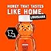 Nate's Louisiana 100% Pure, Raw & Unfiltered Honey - 12 oz. Honey Bear Bottle - All-natural Sweetener