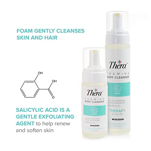 Thera Foaming Body And Hair Cleanser, Rinse-Free Exfoliating Foam, 9 Oz, 1 Count #TOP2