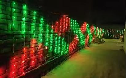 UJJWALVRIKSHA 10 feet * 10 feet Pixel LED Toran 2811 Copper RGB Lights | (Direct Plug and Play - Without Connector)