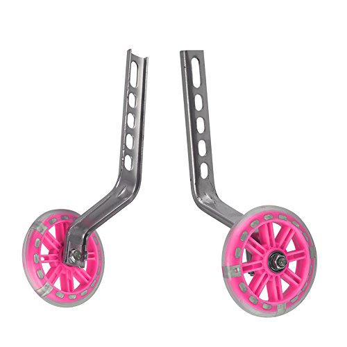 Castor Wheels, ruedas de entrenamiento para bicicleta para niños de 12 a 20 pulgadas, color rojo miniatura 4