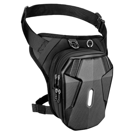 ISEYOU Thigh Bag, Motorcycle Leg Bag for Men Women, Drop Leg Bag with Removable Leg Straps, Multifunctional Leg Pouch for Cycling Hiking Camping Fishing Travel Outdoor
