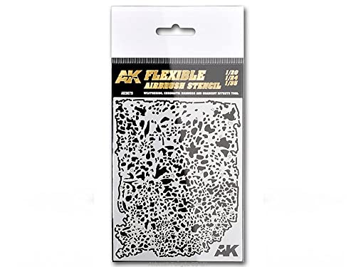 K-Interactive Flexible Airbrush Stencil - 1/20, 1/24, 1/35 - Plastic Model Building Paints and Accessories # 9079
