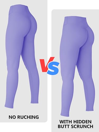 Image of Sunzel Sunzfly Invisible Butt Scrunch Workout Leggings for Women, Butt Lifting High Waisted Gym Yoga Pants with Tummy Control