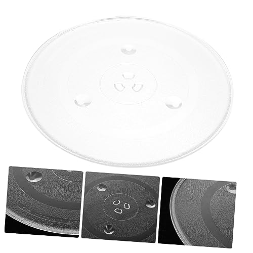 Plateau verre pour micro-ondes Hohopeti adaptable résistant - 3
