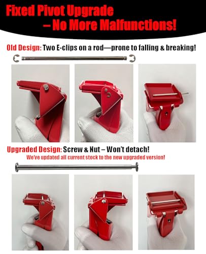 Image of Hand Tools, Automotive Repair Assistant, Tube Squeezer Tool for RTV Silicone Sealant Tubes, 2.5 inch Wide RTV Silicone Gasket Maker Helper - Efficient and Easy Control Extrusion Tool, Reduce Waste - Red