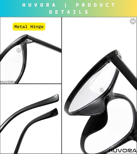 Image of WAVE Cat Eye UV400 Protection Sunglasses for Women Stylish - Chic UV Protected Retro Woman Shades - Korean Designer Trendy Branded Metal Hinge Frame - Cateye Goggles