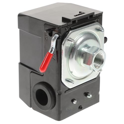 Ciieeo Interruptor Control Presión Compresor de Aire 90-125 Psi para Trabajo Pesado Instalación Fácil y Uso Profesional en Talleres