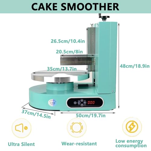 Macchina per glassa per Torte, Macchina elettrica per Decorare Torte, spalmatore di Crema a velocità Regolabile per Cottura Professionale e spalmatura di Torte