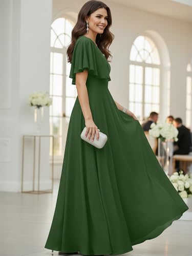 Image of KOH KOH Womens Long Elegant Bridesmaid Evening Cocktail Modest Maxi Dress