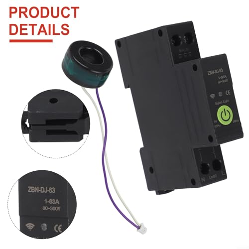 Disjoncteur intelligent Zigbee 63A commande vocale et application de surveillance d'énergie - 8