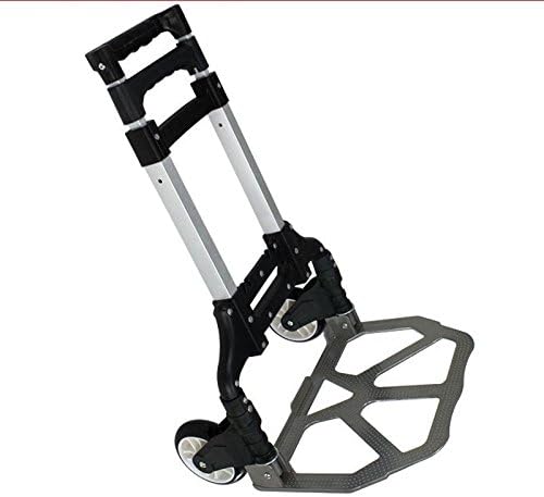 Yahert T-21 170lbs Folding Dolly Cart Push Hand Truck Moving Warehouse Platform Trolley