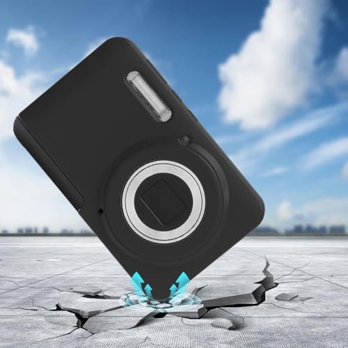 Case for Kodak PIXPRO FZ55 Case, Soft Silicone Case for Kodak PIXPRO FZ55 - Anti-Scratch Slim Fit Lightweight Protective Case - Black