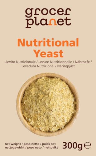 Grocer Planet - Nährhefe Flocken - Nutritional Yeast Flakes (300g) - Natürlich | Gentechnikfrei