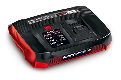 Einhell Chargeur Power X-Boostcharger 8A Power X-Change (Li-ION, pour Toutes Les Batteries Power X-Change, Mode Boost pour Une Charge Plus Rapide, indicateur...
