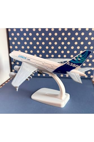 Airbus A380 Metal Maket Uçak, Çok Renkli, Tek Ebat