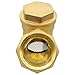 Y Strainer 1/2 Brass Sediment Filter Attachment Water Filter with 40 Mesh Filter Screen Plastic Inline Hose Filter Twist-On 0.5 Inch DN15 0