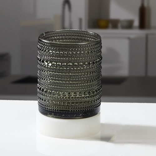 Image of SASASA Vintage Hobnail Bubble Glass Set | Drinking Glasses for Water, Juice, Cocktails | Set of 6, 300ml (11760)