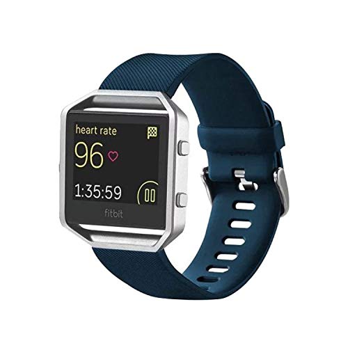 Pulseira Silicone para Fitbit Blaze - Azul Marinho
