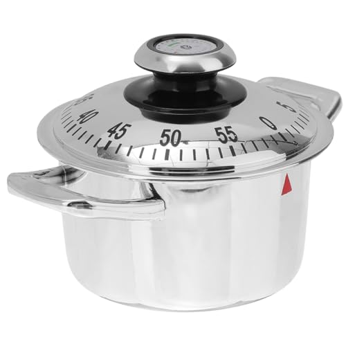 Ipetboom Pot Shape Kitchen Timer Mechanical Cooking Timer for Home Kitchen Baking for Cooking Time Management Study Exercise 1 Pack by Ipetboom - Used condition - US$10.97