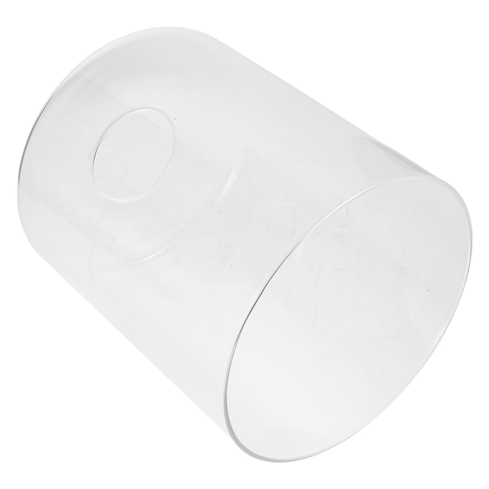 Pantalla Cilíndrica de Vidrio Resistente al Calor para Lámpara de Pie Cubierta de Repuesto para Espacios Residenciales