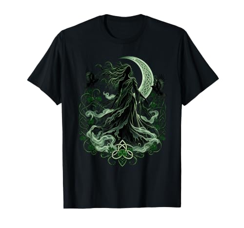 Irish Banshee Celtic Moon Halloween Spirit T-Shirt