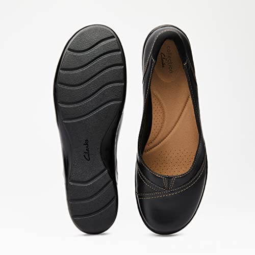 Clarks-Womens-Cora-Eliza-Black-Leather-Pumps