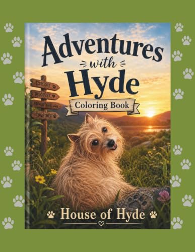 Adventures with Hyde: A Premium Adult Coloring Book for Stress Relief and Mindfulness image 2