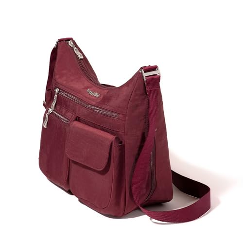 Image of Baggallini womens Everywhere Bagg Crossbody Women 11x9 Lightweight Nylon Hobo Water-resistant Travel Bag W /Rfid
