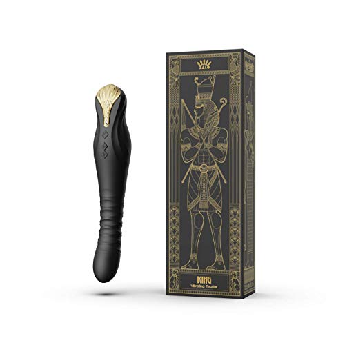 Zalo King Vibrateur De Poussée Noir Ø4x30 cm